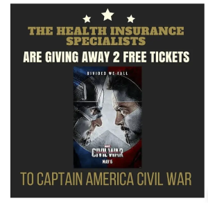 We are giving away free tickets to Captain America Civil War!